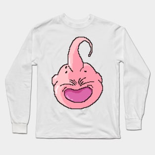 Fat Buu Pixel Art Long Sleeve T-Shirt